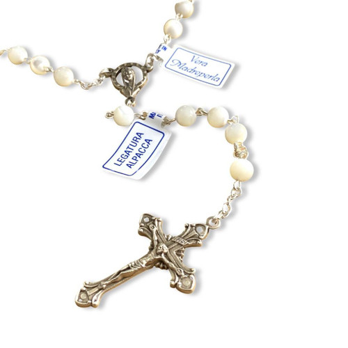  Genuine Mother Of Pearl Rosary Beads 