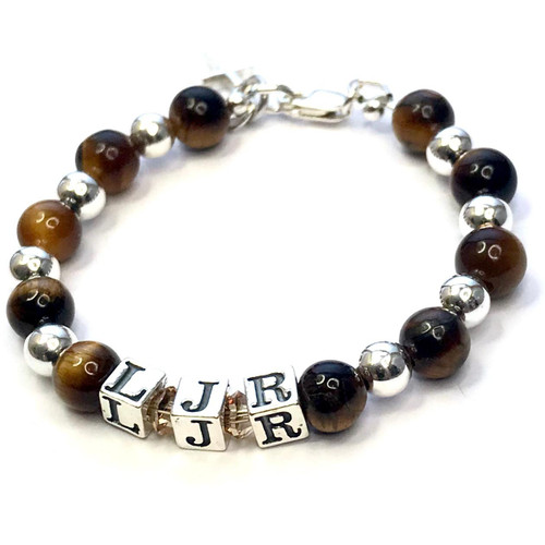 Boys Personalised 'Walk With Me' Bracelet   Boys Personalised 'Walk With Me' Bracelet