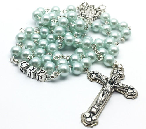 buy blue rosary beads