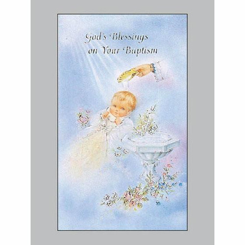 Baby Baptism Prayer Card - Baptismal Gift   Baby Baptism Prayer Card - Baptismal Gift