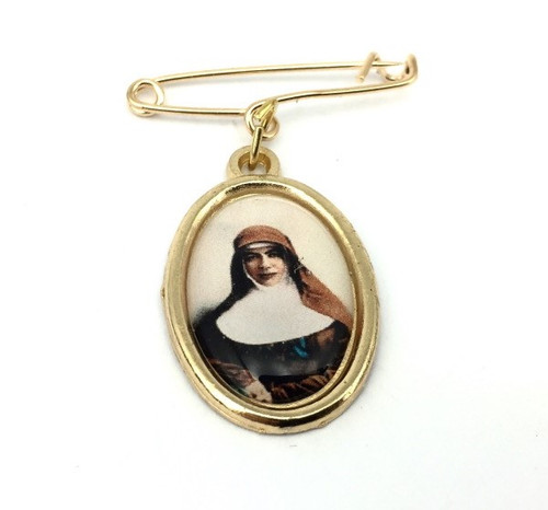 Mary Mackillop Gilt Medal on Pin