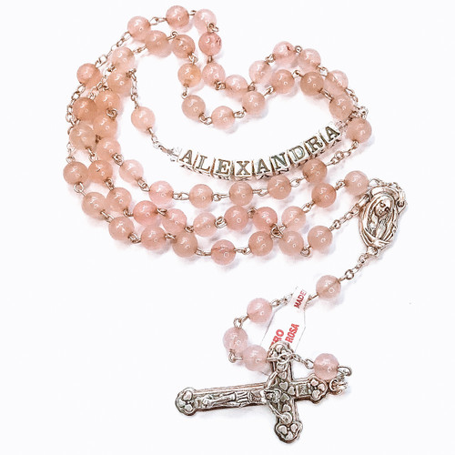 buy pink rosary beads
