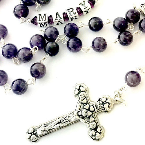 buy amethyst rosary beads