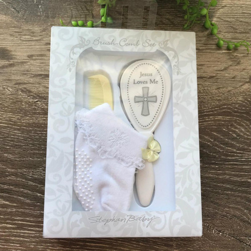 Brush, Comb and Sock set - Boy or Girl   Brush, Comb and Sock set - Boy or Girl