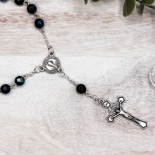 buy saint benedict car rosary beads australia