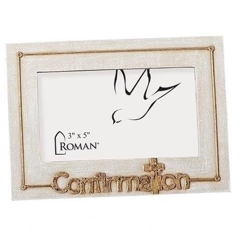  Small Stone-look Confirmation Frame 