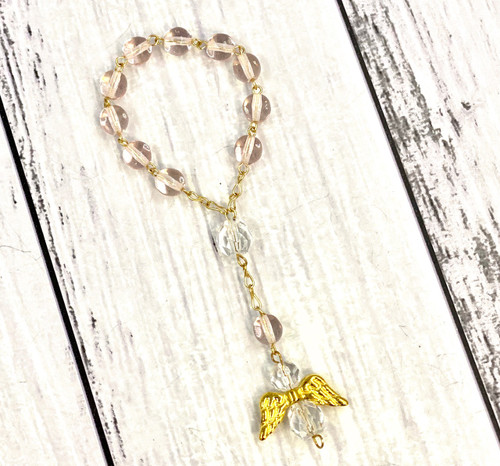 buy one decade rosary angel