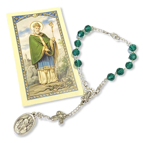 buy saint patrick car rosary beads