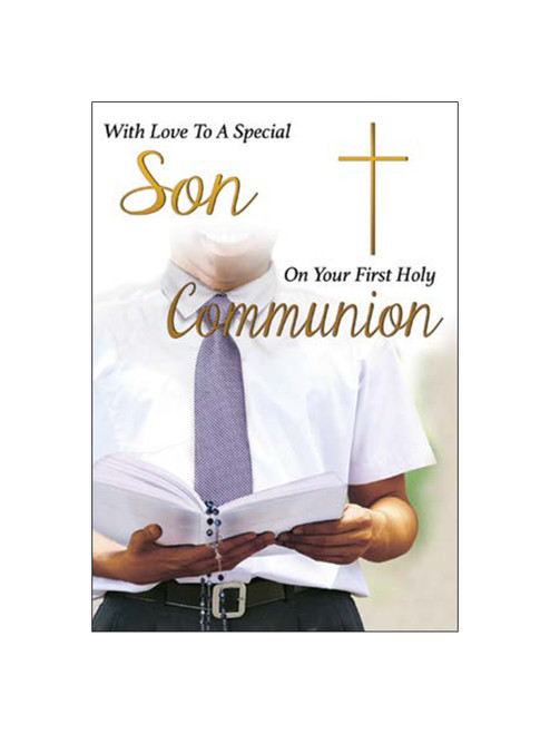 communion card for son communion card for son