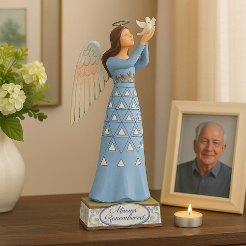  'Always Remembered' Bereavement Angel - Sympathy Gift 
