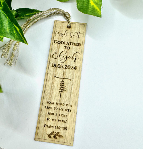  Personalised Godfather Bookmark 