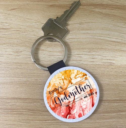 Personalised Godmother Keyring Personalised Godmother Keyring