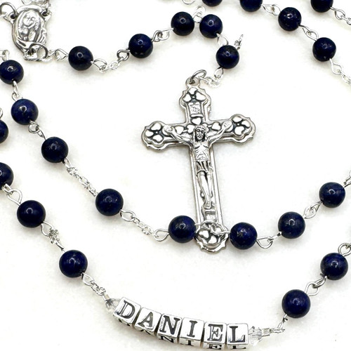  Lapis Lazuli Rosary Beads 