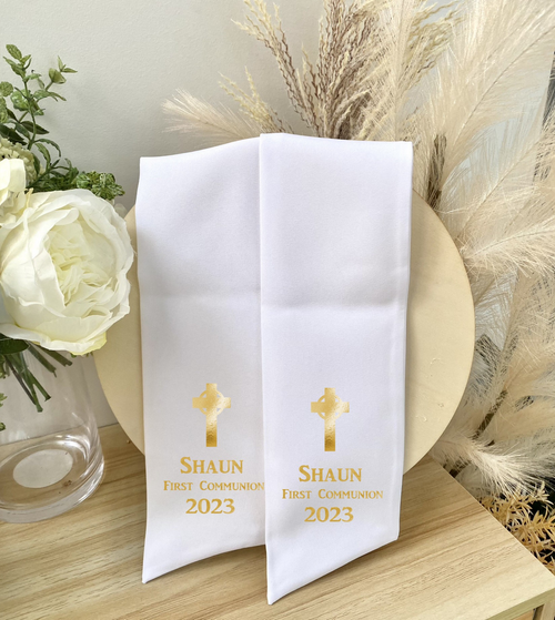 buy personalised celtic cross stole first communion confirmation buy personalised celtic cross stole first communion confirmation