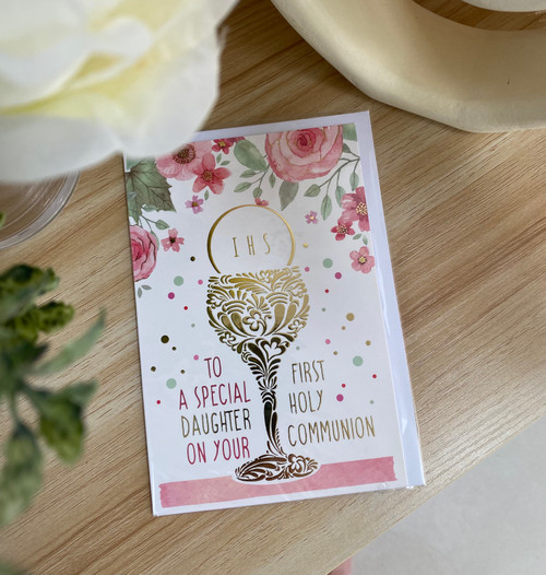 Buy daughter first holy communion greeting card Buy daughter first holy communion greeting card