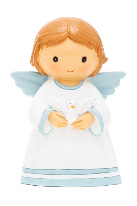  Little Drops of Water Baby Angel Boy With Dove Statue 