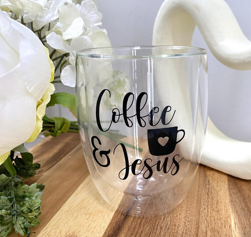  Double Wall Coffee Mug - Coffee and Jesus 
