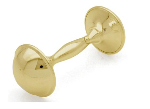  Gold Elegant Rattle - Popular Baptism Gift or Christening Gift 