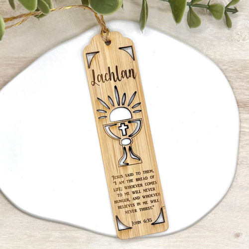  Personalised Chalice Bookmark - Great Communion Gift 