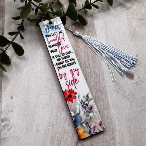  'By My Side' - Personalised Bookmark for Memorial 
