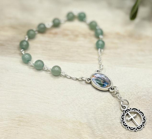  Green Aventurine Chaplet Of Saint Patrick 