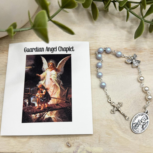  Swarovski Pearl Guardian Angel Chaplet 