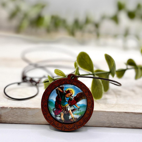 Large Saint Michael Pendant - 40mm 