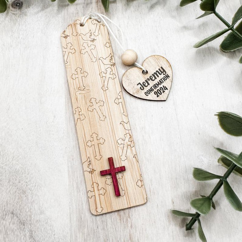  Personalised Cross Bookmark - 3 designs 