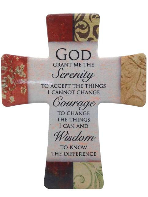  'Serenity Prayer' Message Cross - Schools 