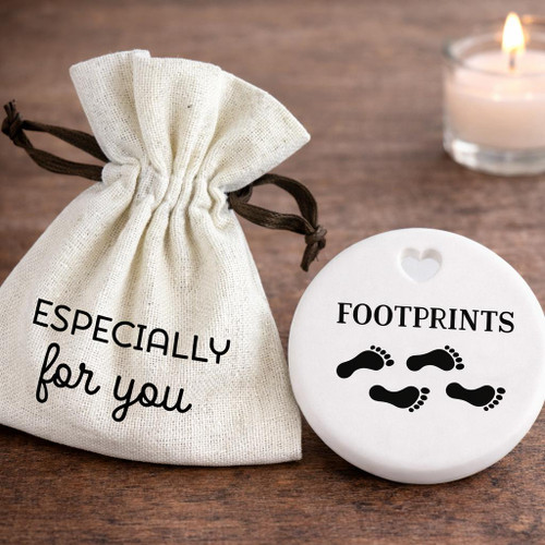  Footprints Ceramic Token – Encouragement Gift – School Bulk Orders 