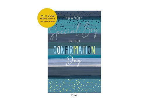  Confirmation Card for Boy | Special Boy Confirmation Day Card Australia 