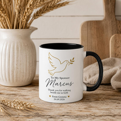  Personalised Confirmation Sponsor Mug – Psalm 119:105 