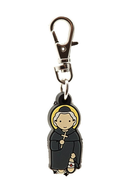  Saint Peregrine Keychain | Little Drops of Water | Catholic Patron Saint Gift 