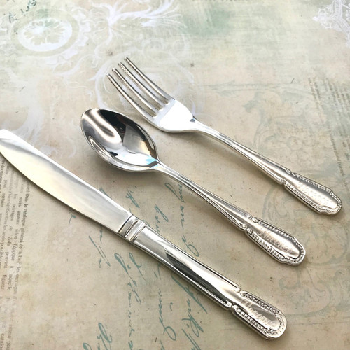 engraved cutlery christening