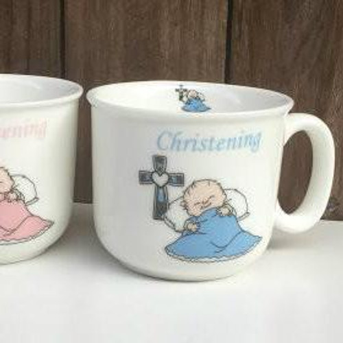 Porcelain Christening Mug - Boy or Girl   Porcelain Christening Mug - Boy or Girl