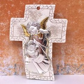 Guardian Angel Hanging Cross