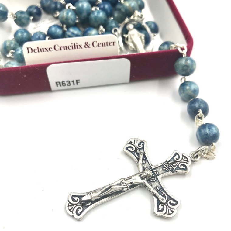 Buy blue rosary beads