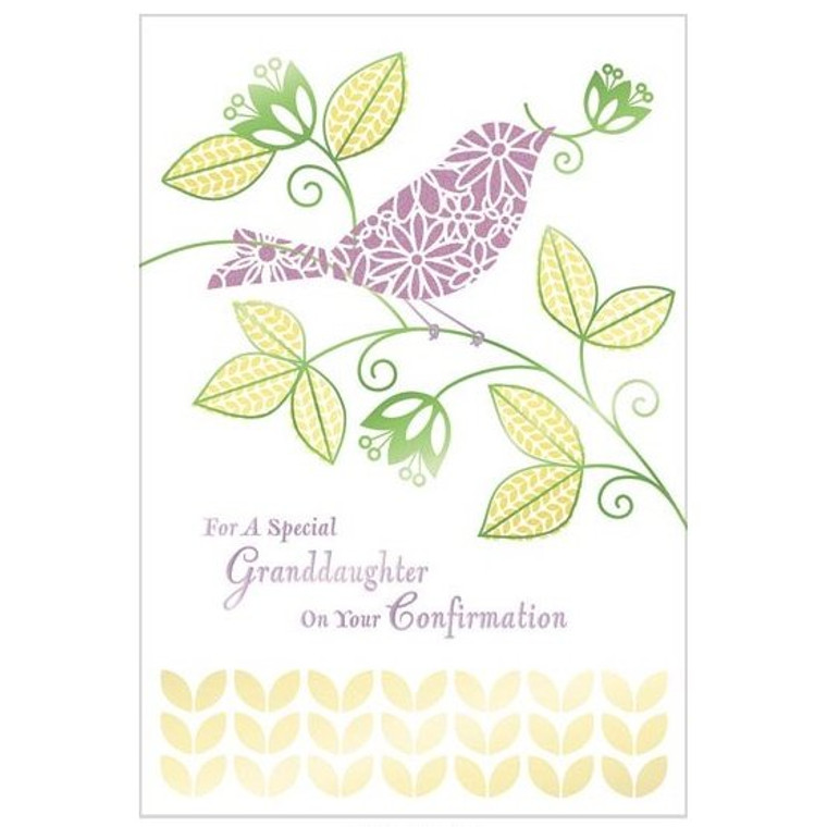 granddaughter confirmation card