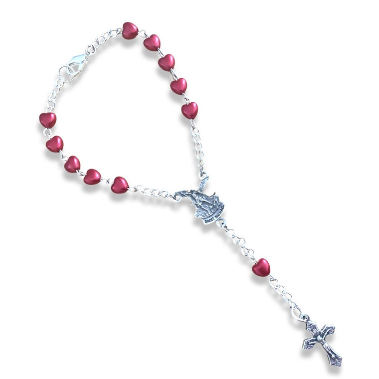 buy saint michael car rosary beads