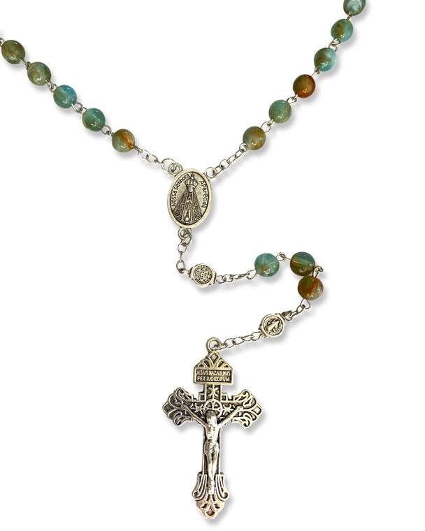 saint Christopher rosary beads