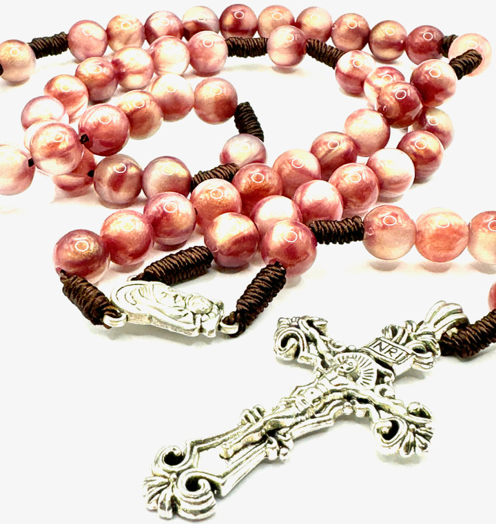 buy pink rosary beads