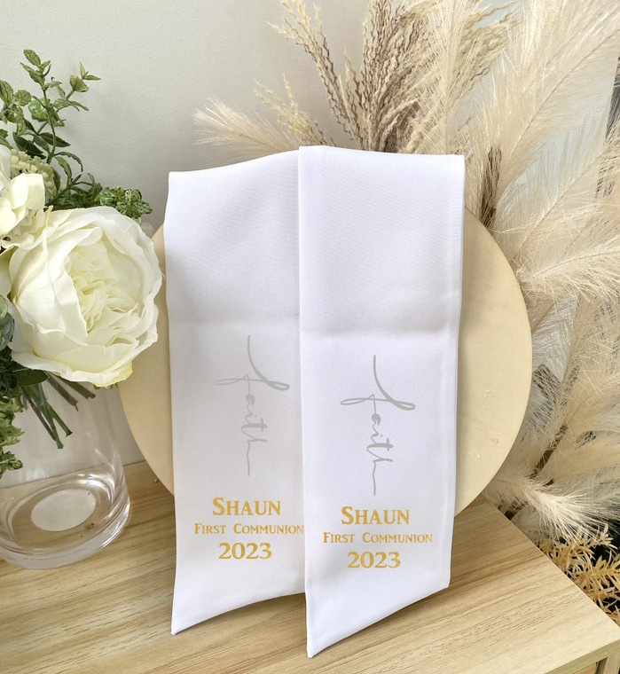 buy personalised first holy communion stole