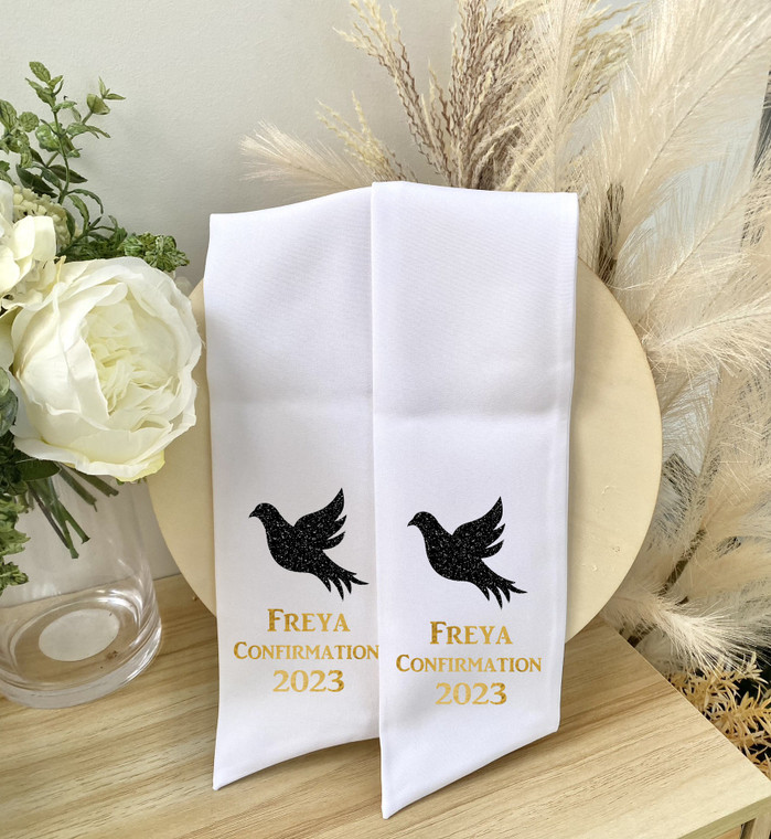 buy personalised confirmation stole