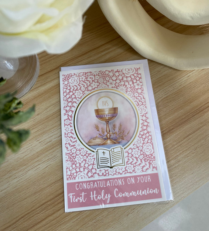 Buy girls first holy communion greeting card