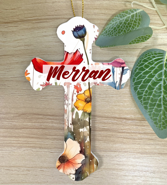 buy personalised cross catholic gift