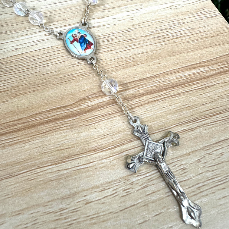 buy saint christopher car rosary