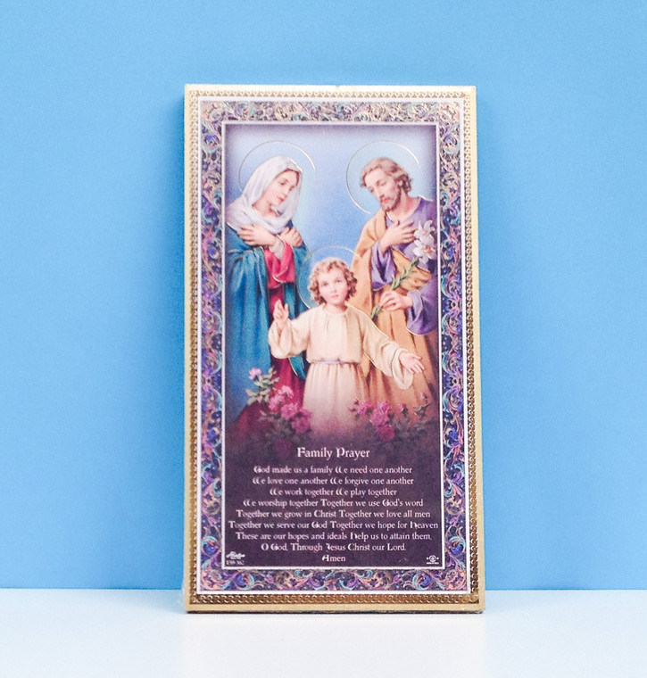 'Family Prayer' Plaque