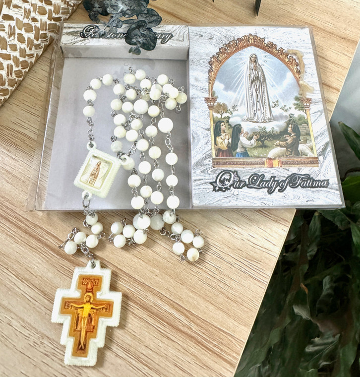 Our Lady Of Lourdes Gemstone Rosary