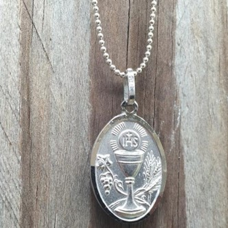 Sterling Silver Communion Chalice Pendant