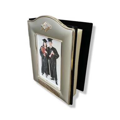 Silver Engravable Graduation Photo Frame - Gifted Memories Faith Australia